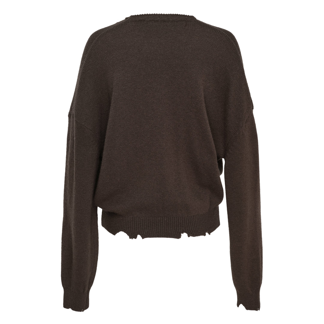 Wool Criss Cross Wrap Knit