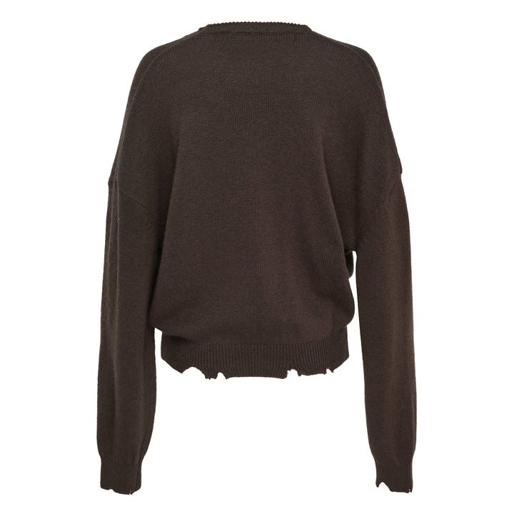 Wool Criss Cross Wrap Knit