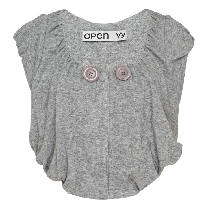 Shirred Jersey Vest
