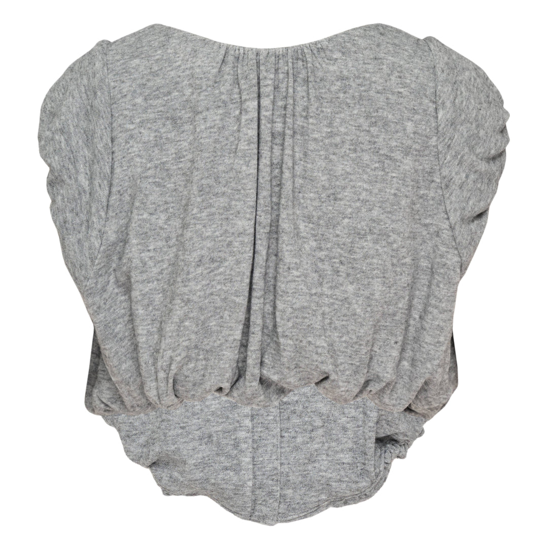 Shirred Jersey Vest