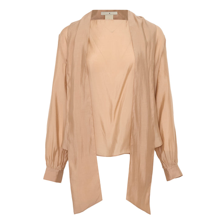 Scarf Drape Blouse