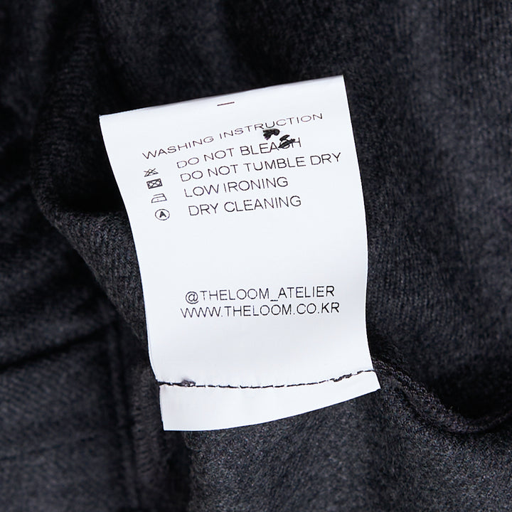 Wool Crease Band Trousers