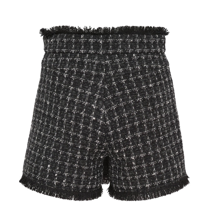 Checkered Tweed Skorts