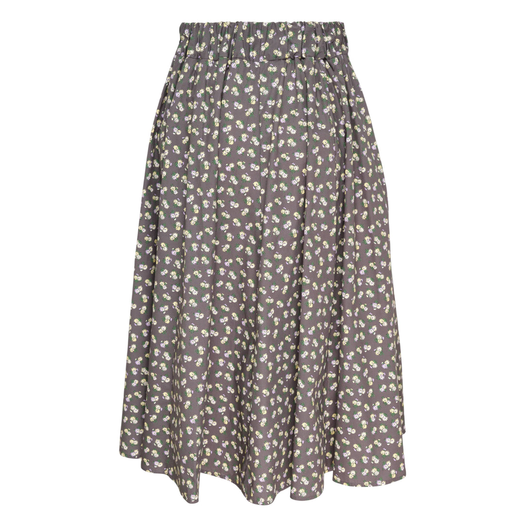 Dainty Floral Midi Skirt