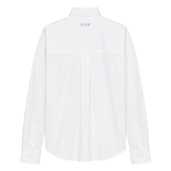 Embellished M Cropped Shirt