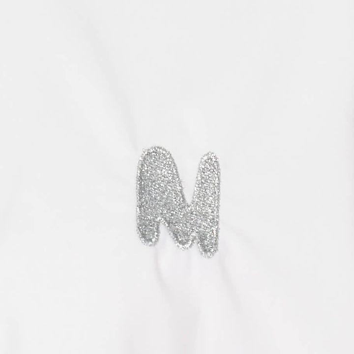 Embellished M Cropped Shirt