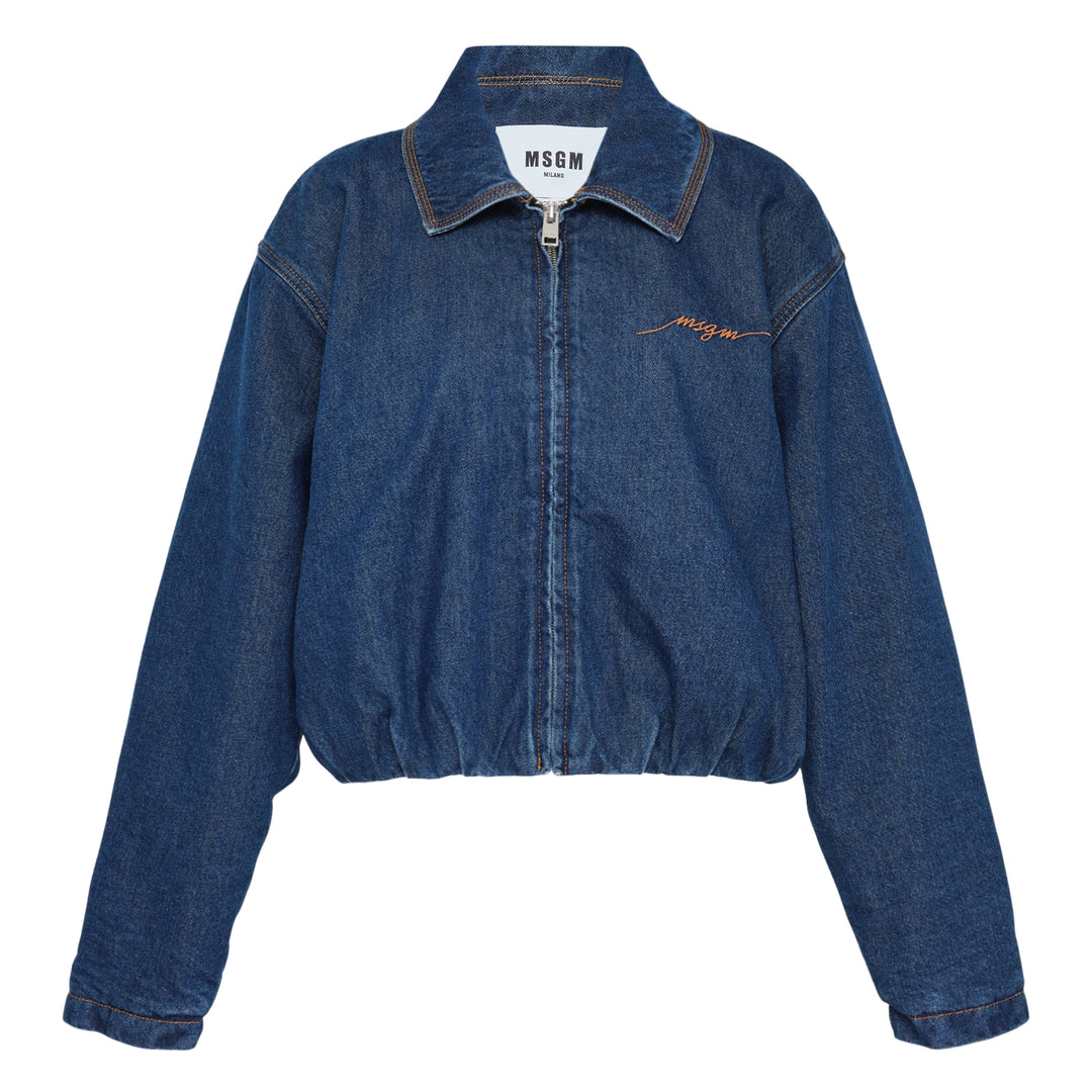 Denim Bomber Jacket