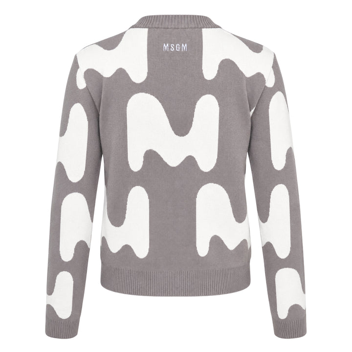 Allover M Cardigan