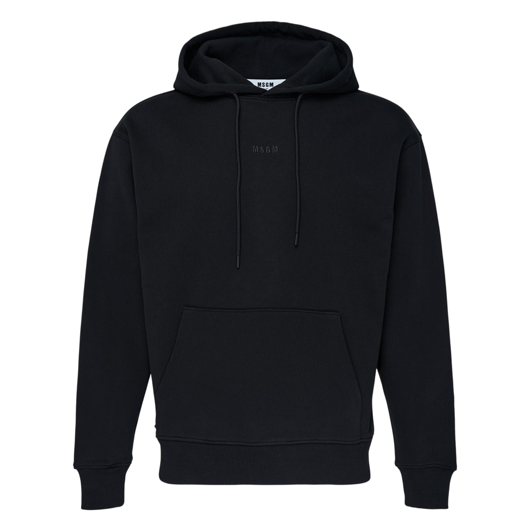 Micro Logo Pullover Hoodie