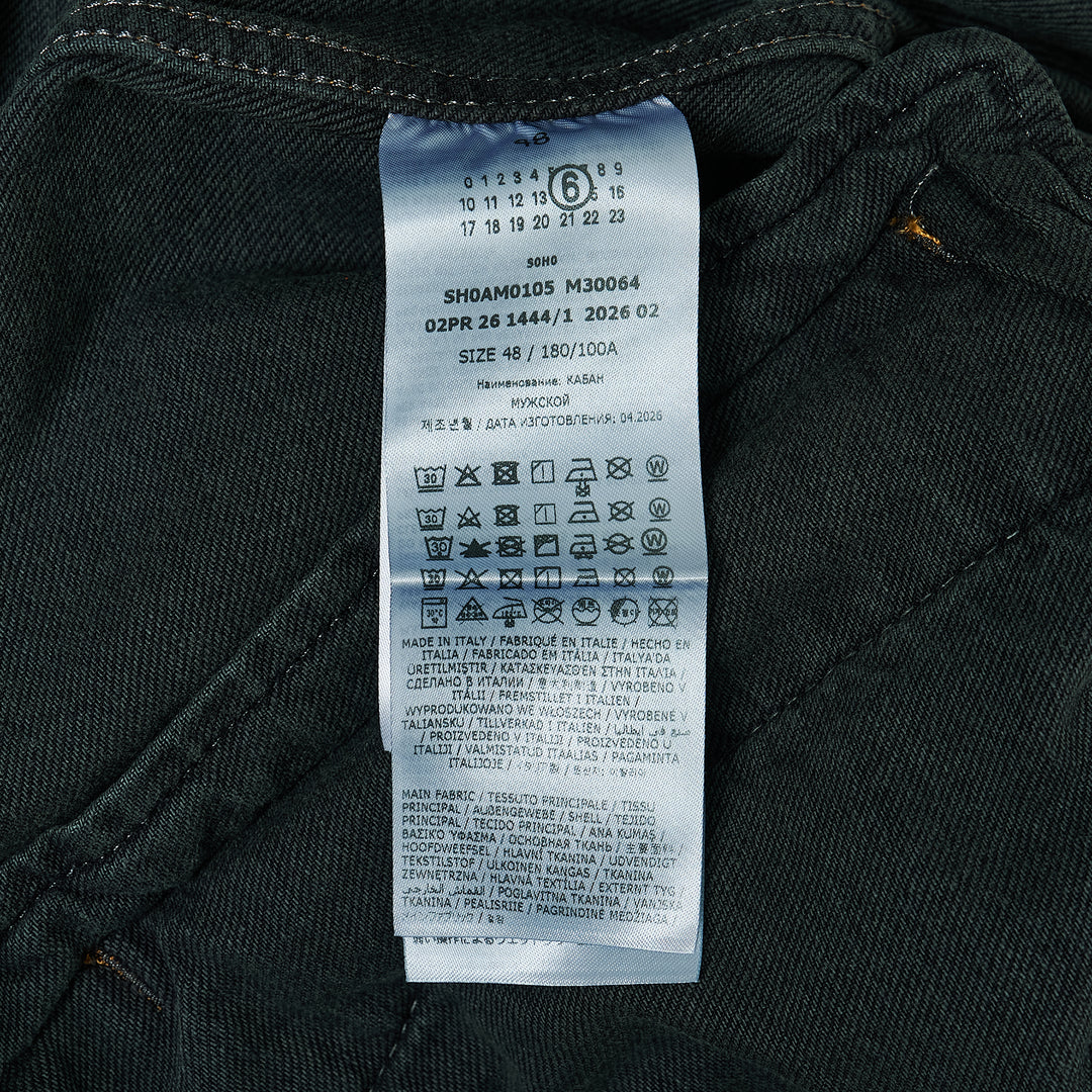 Sticker Print Denim Jacket