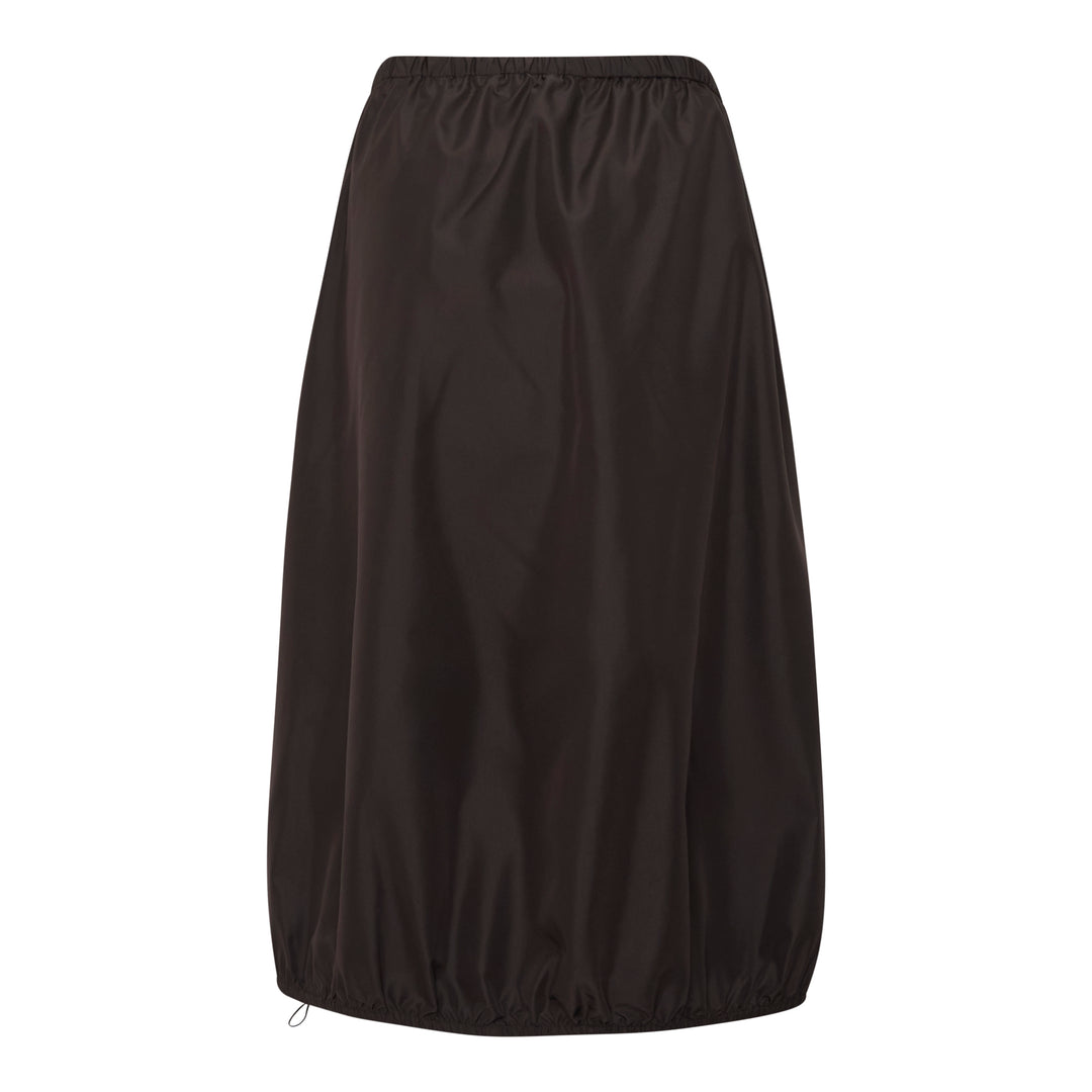Recycled Faille Midi Skirt