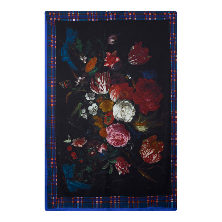 Twin Print Floral Pareo Scarf