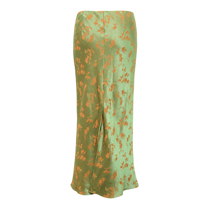 Floral Midi Bias Skirt