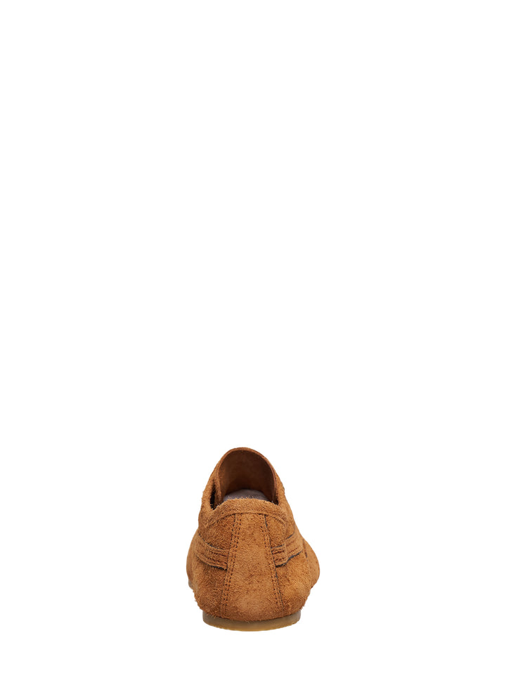 Dries Van Noten Slim Suede and Nappa Sneakers - view 3
