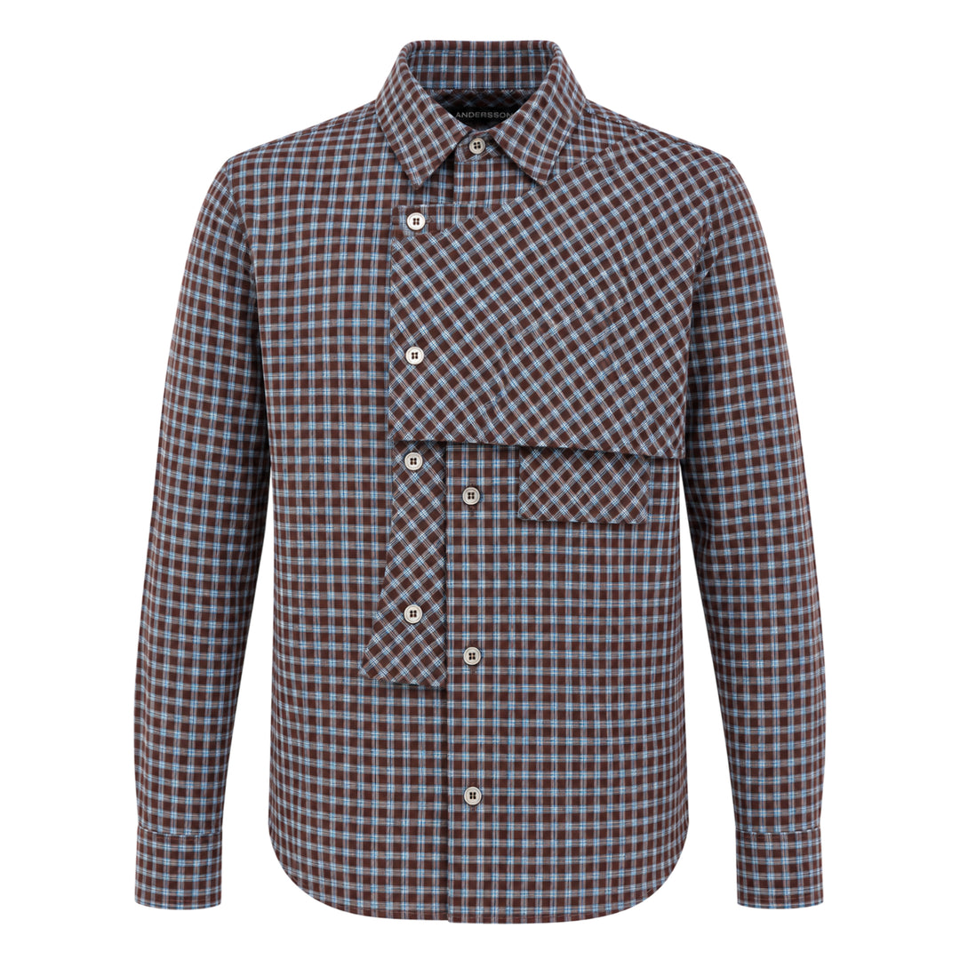 Maey Check Layered Shirt