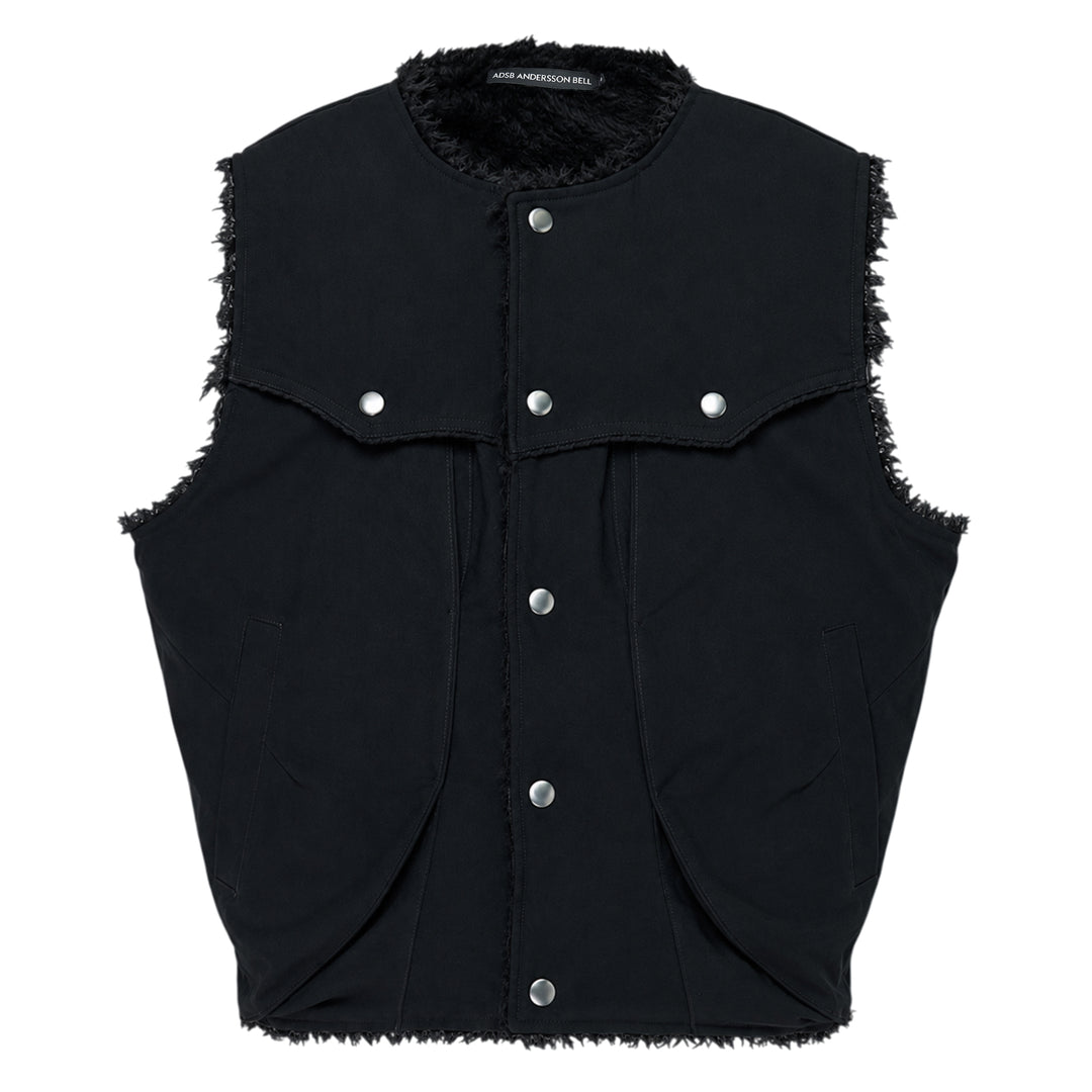 Reversible Collarless Vest