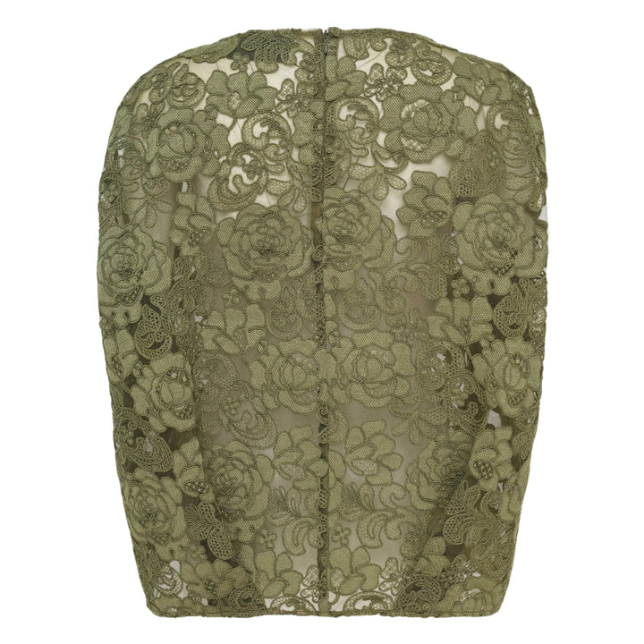 Boxy Heavy Lace Top