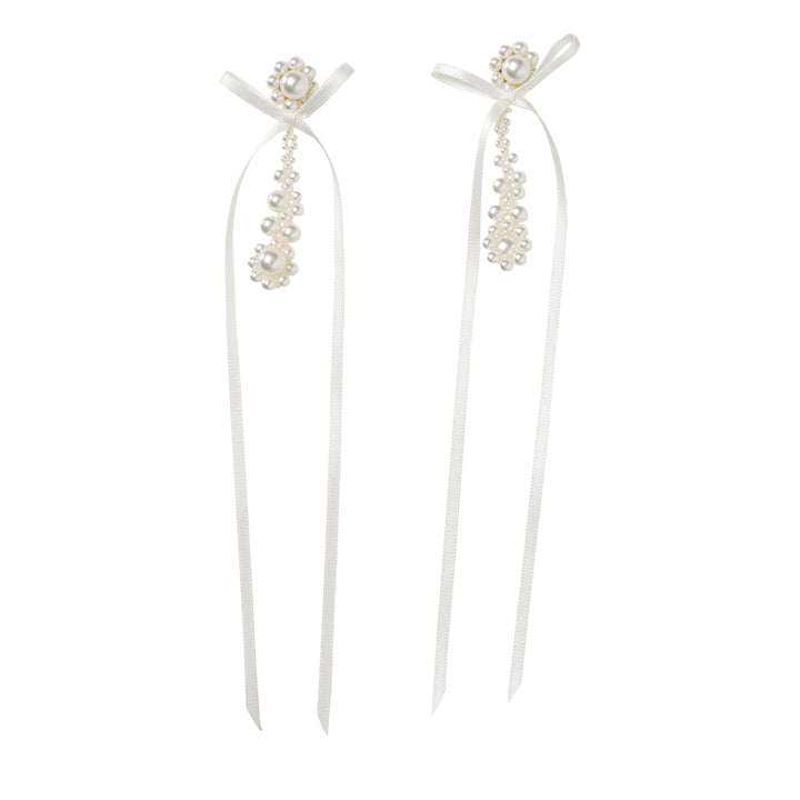 Victorian Drip Bow Earrings