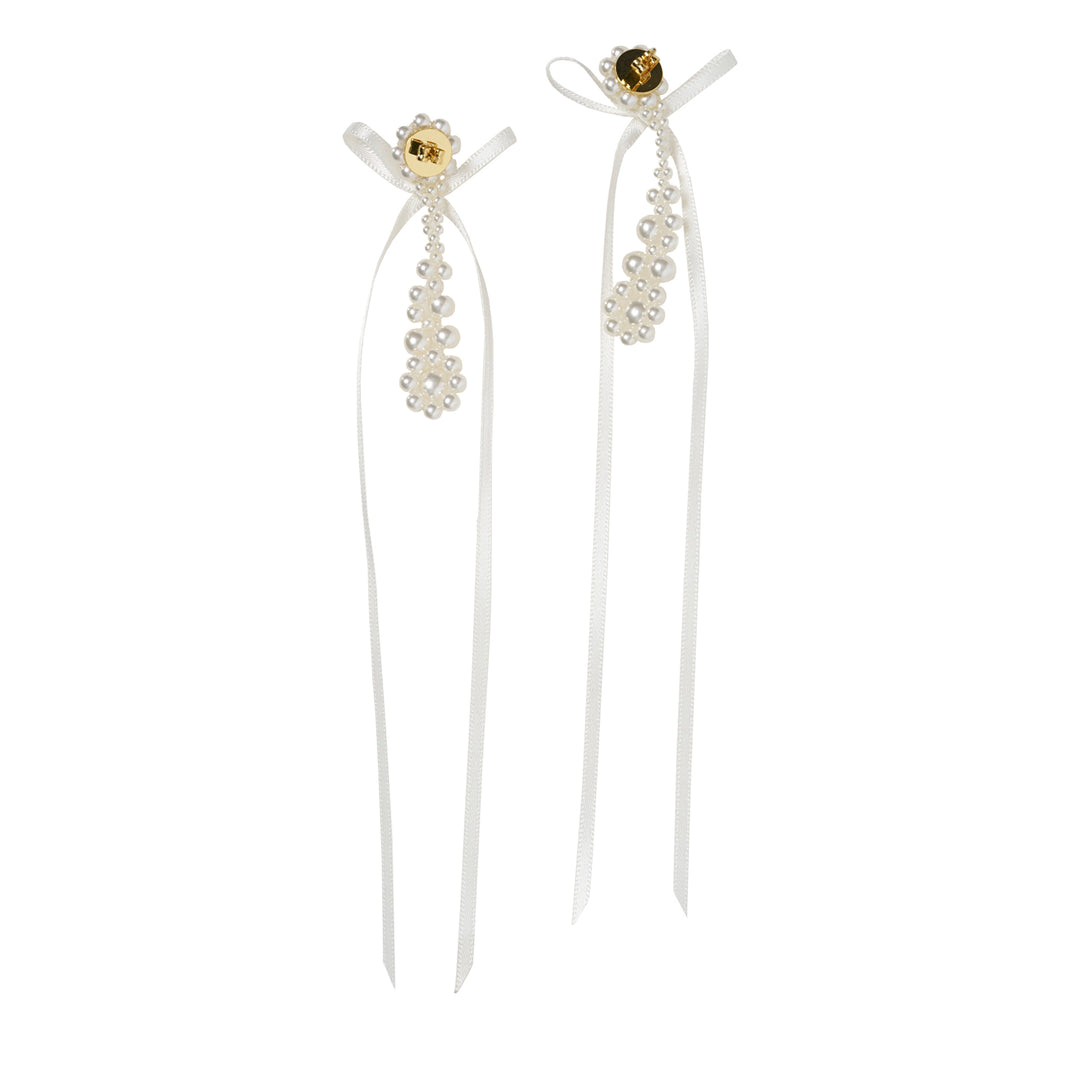 Victorian Drip Bow Earrings