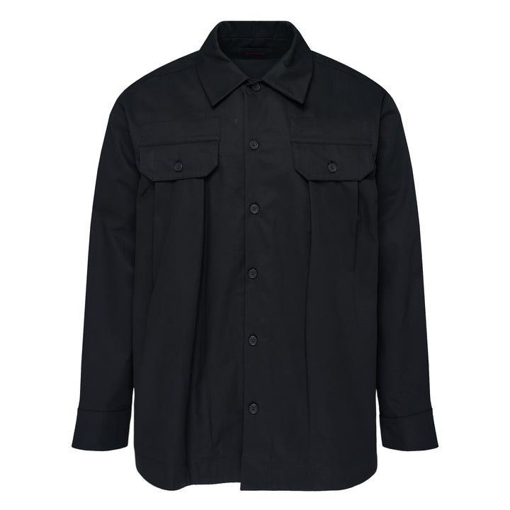 Military Cotton Twill Overshirt