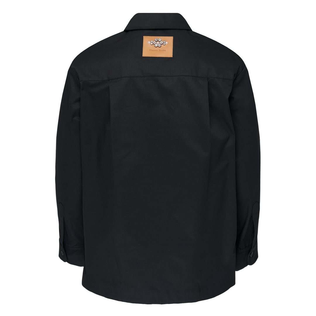 Military Cotton Twill Overshirt
