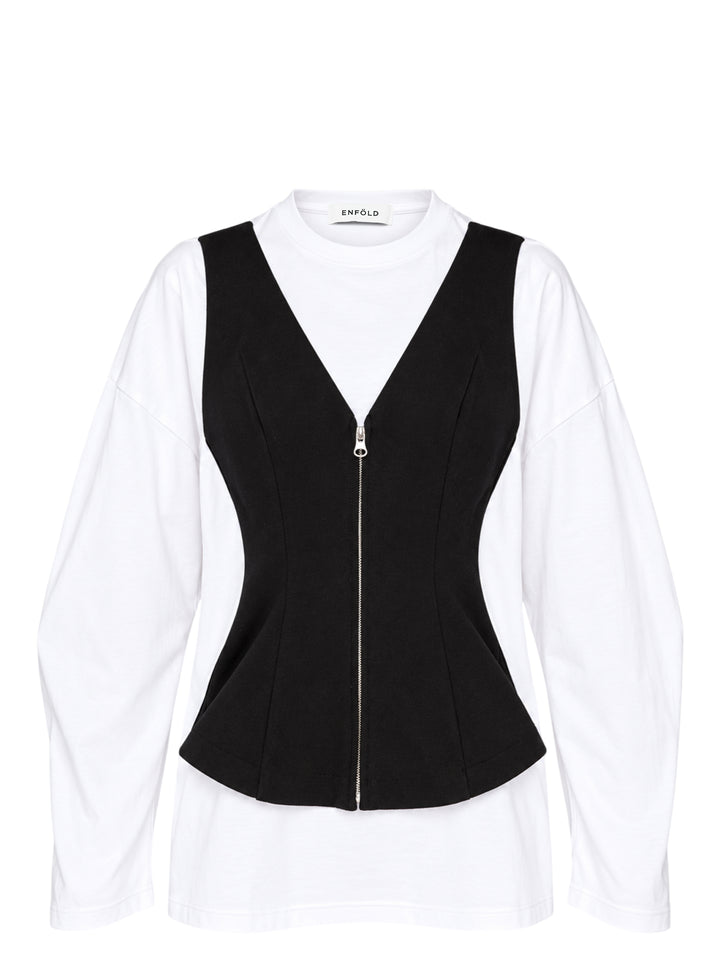 ENFOLD Layered Long Sleeve Tee