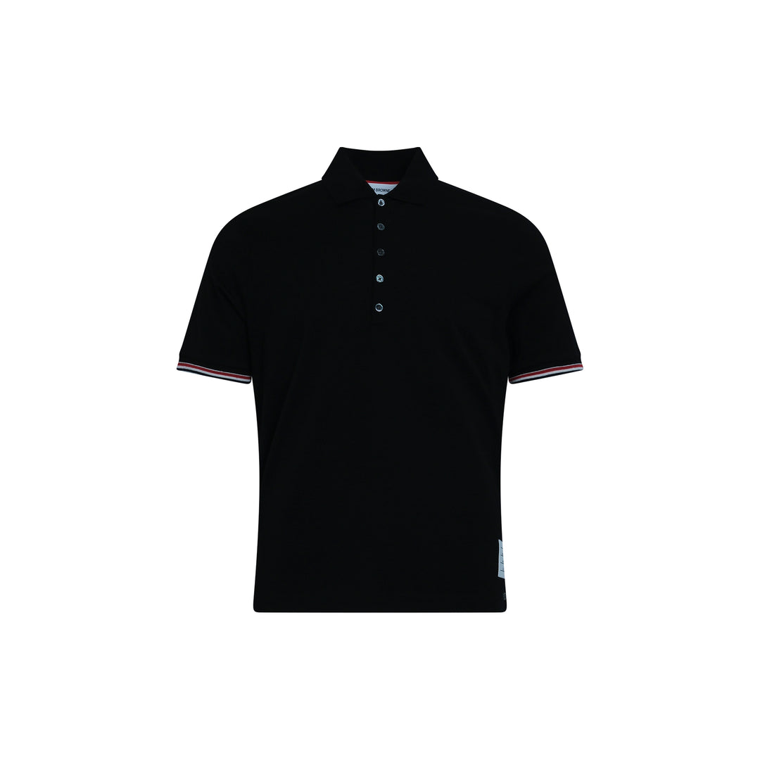 Short Sleeve Rib Cuff Polo