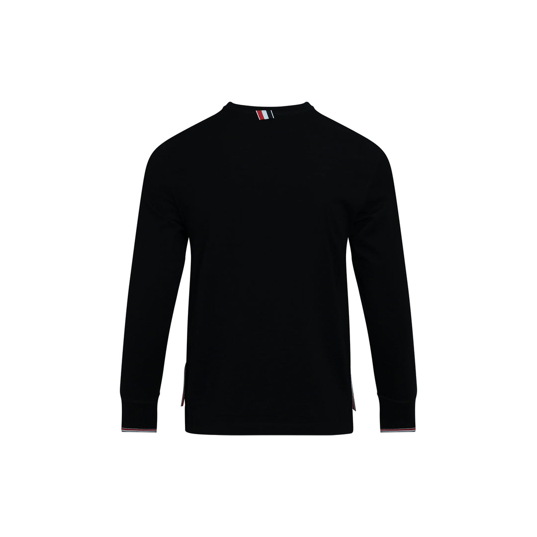 Long Sleeve Henley Tipping Strip