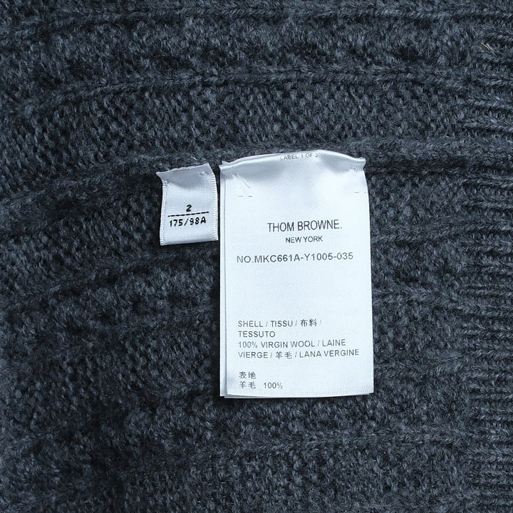 Cable Knit Cropped Cardigan
