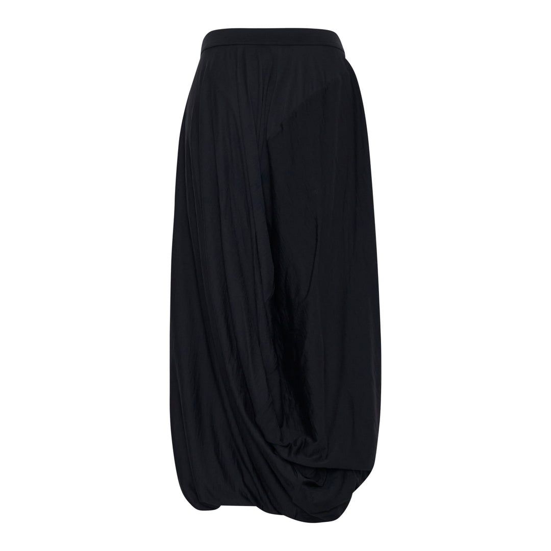 Draped Midi Skirt