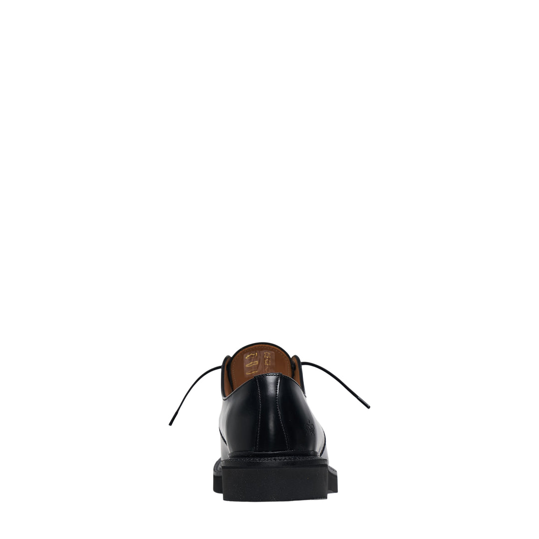 Glossy Leather Derby Shoes