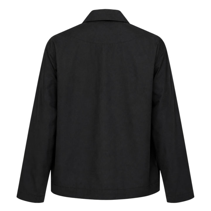 Cotton Broadcloth Ruffle Blouse