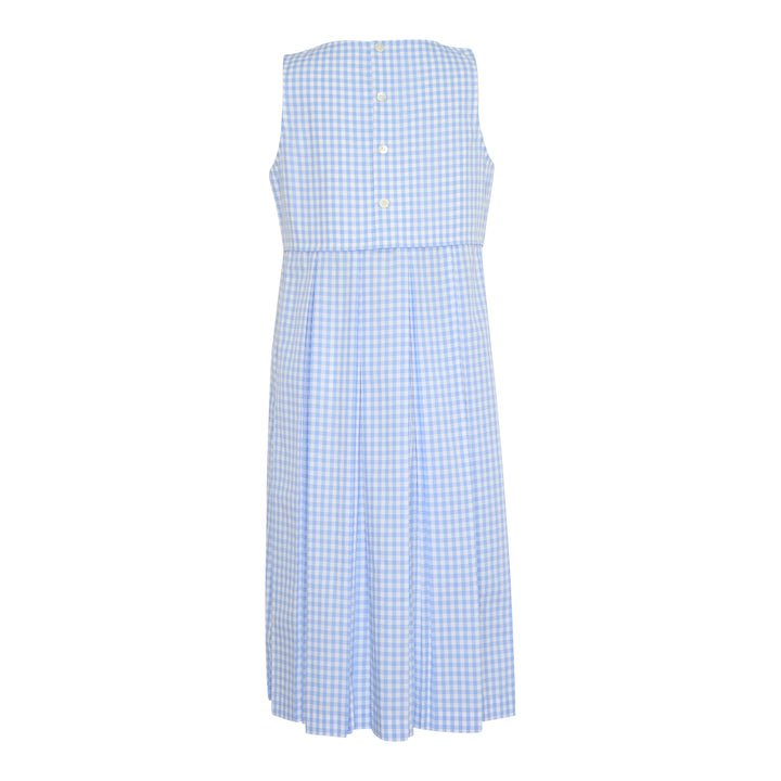 Sleeveless Gingham Midi Dress