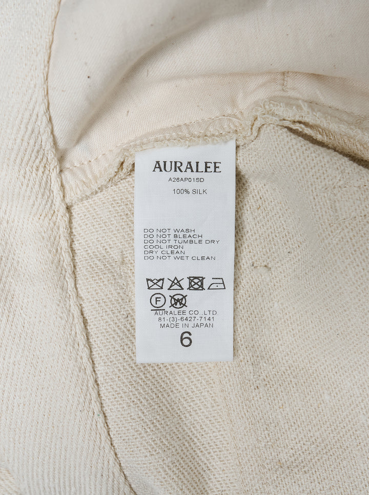 AURALEE Silk Nep Denim 5-Pocket Wide Pants - view 3