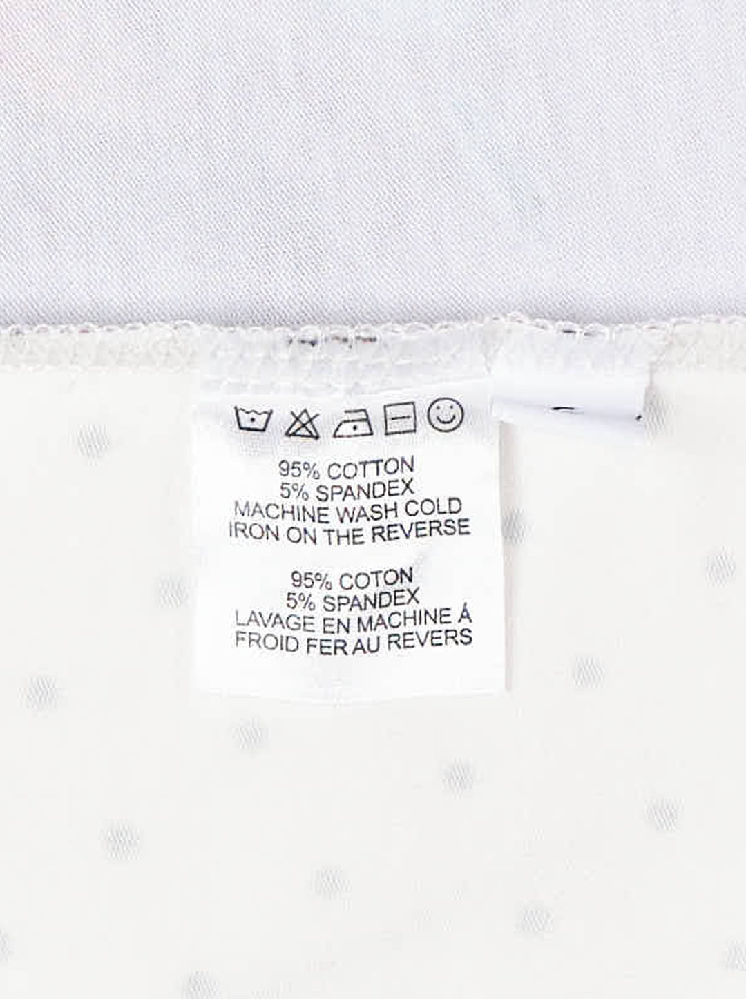 Ashley Williams Room Short Sleeve Tee with a photographic pastel bedroom interior print on the body and white polka dot short sleeves, featuring a crew neckline and fitted silhouette - view 3