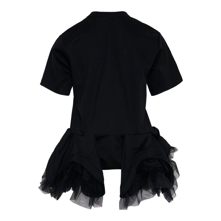 Layered Ruffle Peplum Tee