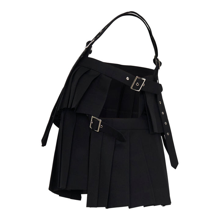 Pleated Buckle Strap Vest
