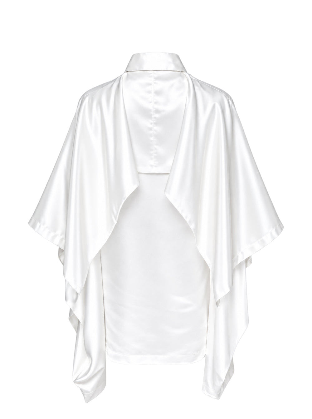 COMME des GARCONS Satin Cape Sleeve Blouse - view 2