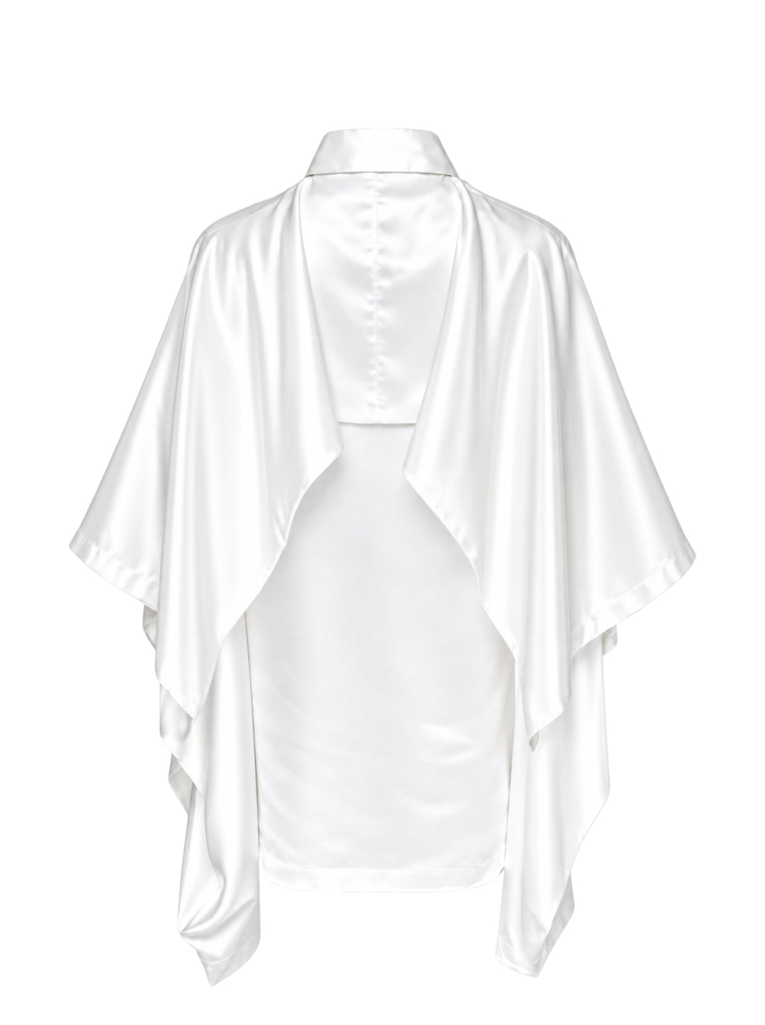 COMME des GARCONS Satin Cape Sleeve Blouse - view 2