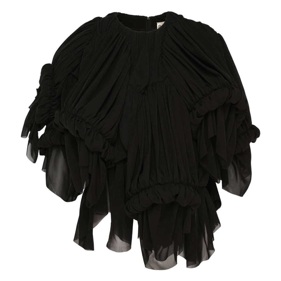 Voluminous Ruched Blouse
