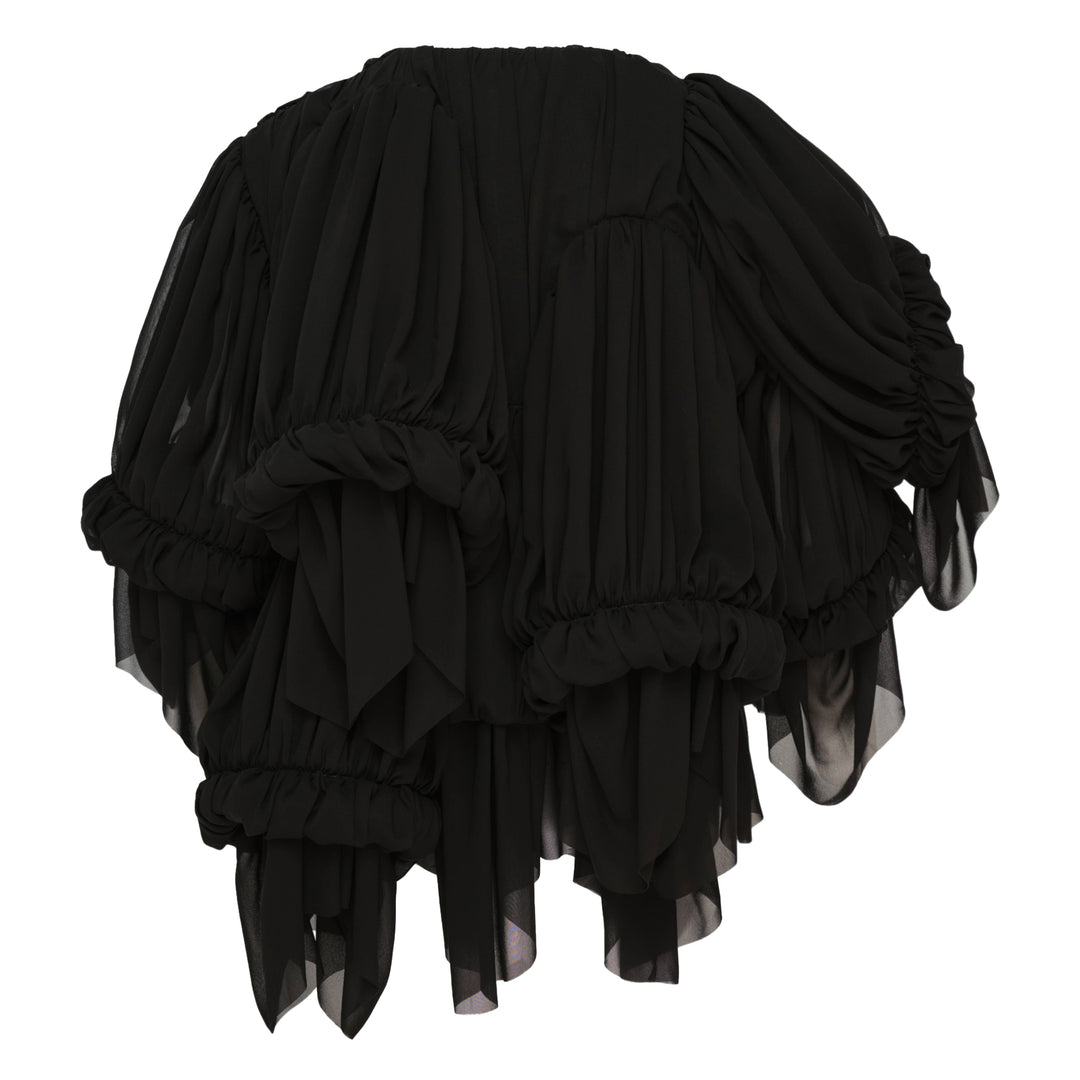 Voluminous Ruched Blouse