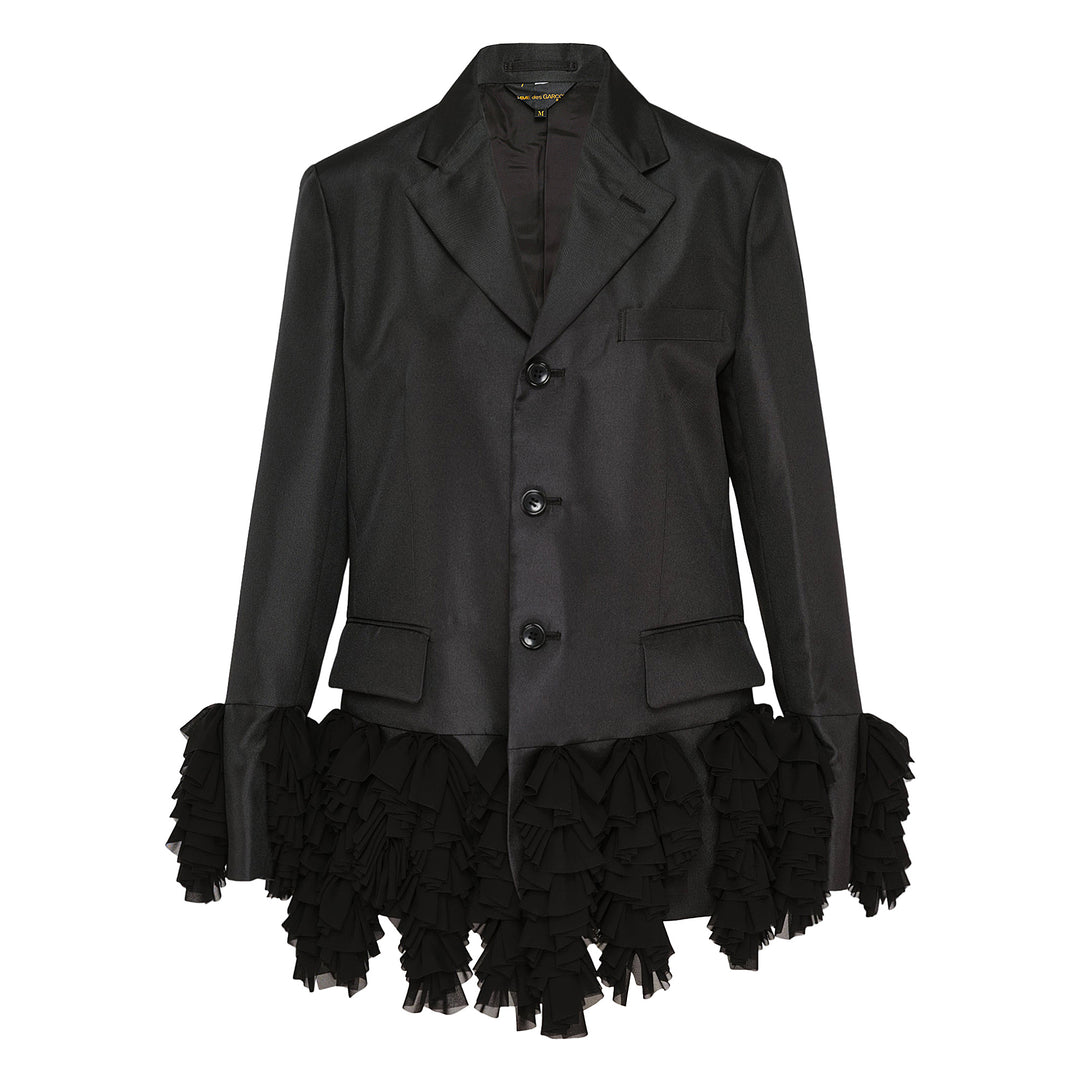 Tailored Blazer With Jellyfish Hem