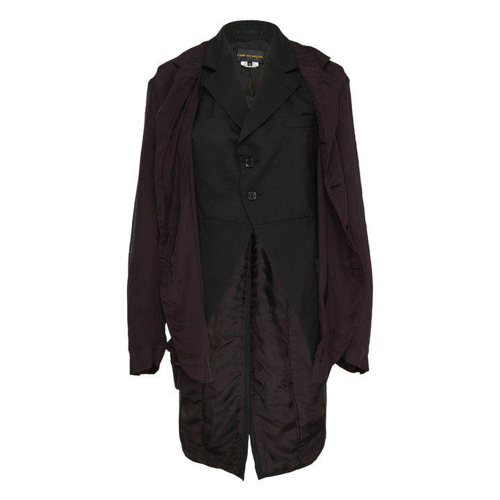 Tailored Longline Pointed Hem Jacket