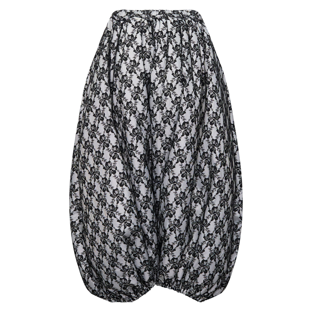 Voluminous Lace Parachute Pants