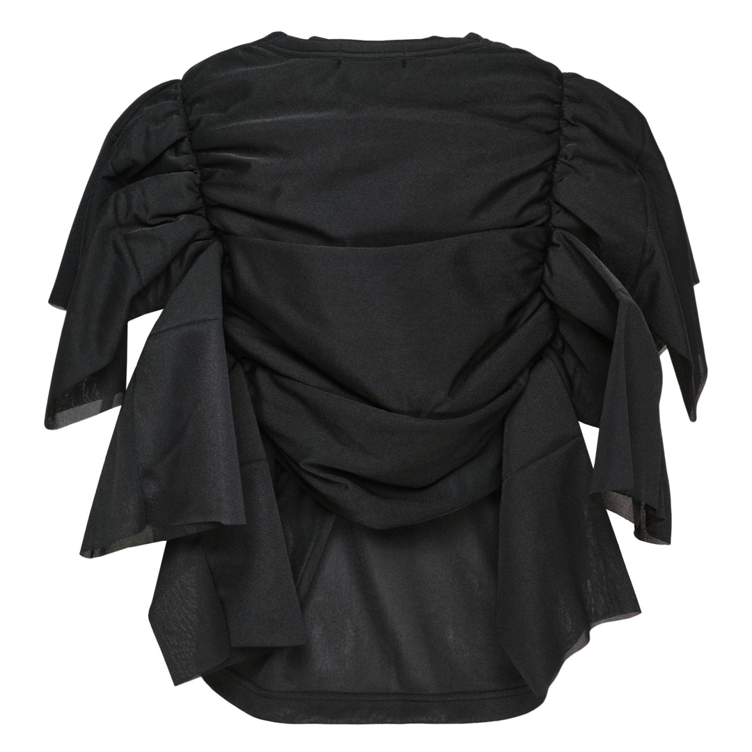 Oversized Layered Gathered Tee