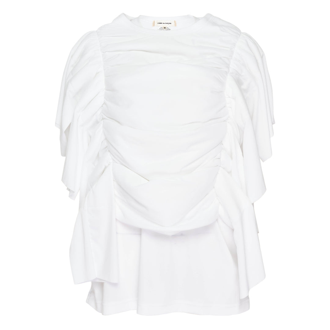 Draped Gathered Layer Top