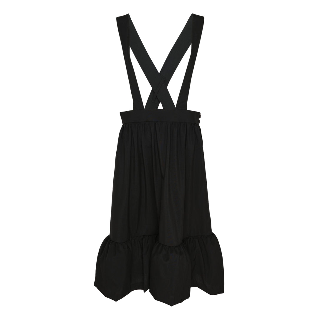 Cross-Back Flare Pinafore Dress