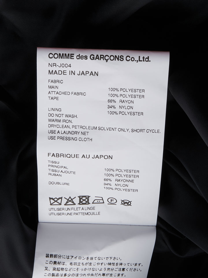COMME des GARCONS GIRL Satin Criss-Cross Ruffle Jacket - view 3