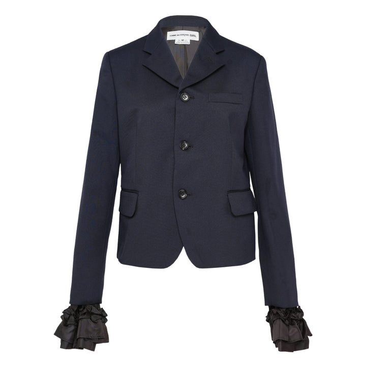 Tailored Blazer With Jellyfish Hem