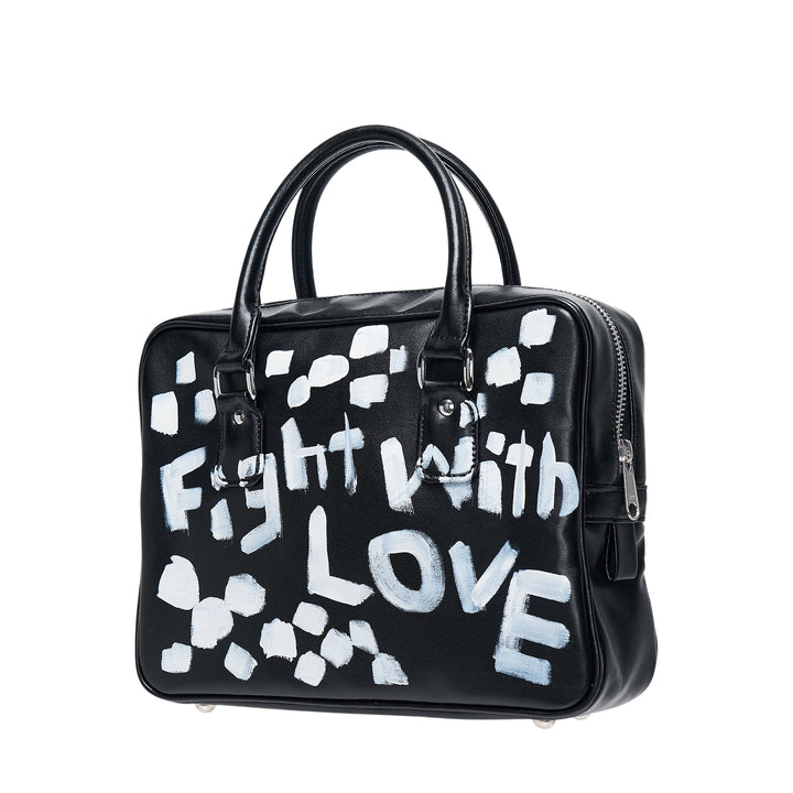 Abstract Girl Painted Tote Bag